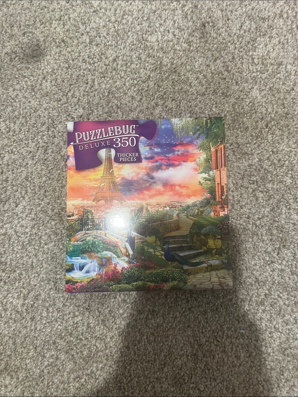 Puzzlebug Deluxe 350-Piece Jigsaw Puzzle — Multicolor Scenic Artwork